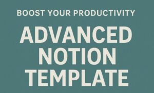 Template notion premium, 4 database, eventi progetti persone e diario